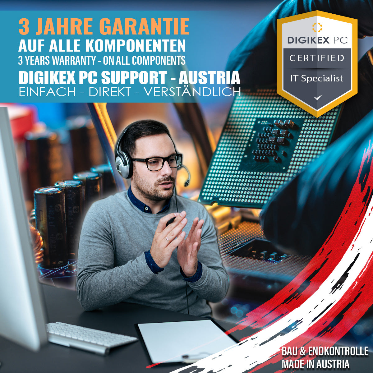 GREED® Intel Core i5-12400F Ultra Business PC + schneller Computer für Büro + Homeoffice GREED® Intel Core i5-12400F Ultra Business PC + schneller Computer für Büro + Homeoffice